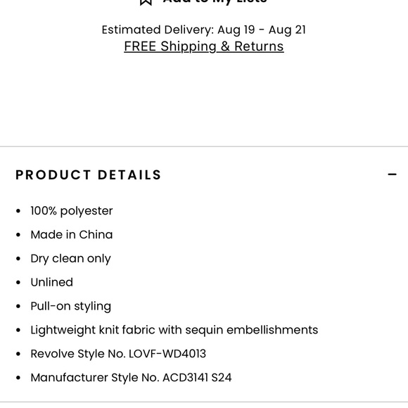 Lovers and friends sequin dress - Picture 4 of 5